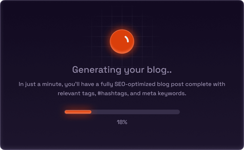 Generate Your Blog image