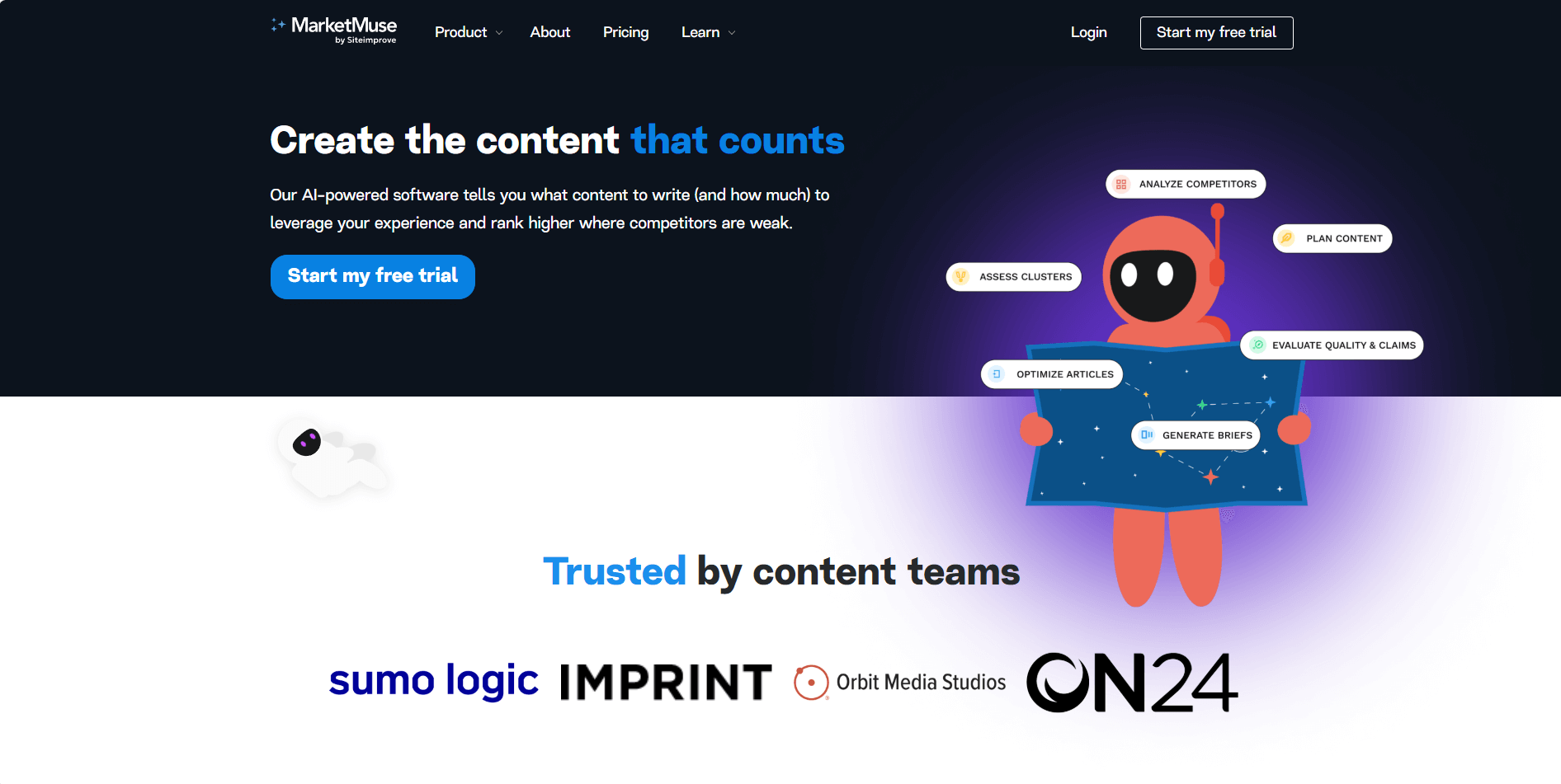 Competitor product screenshot