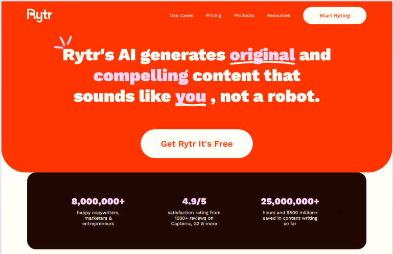 Competitor product screenshot